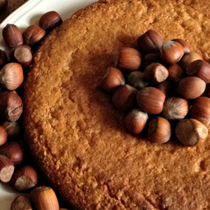 Torta di nocciole - Agriturismo Ristorante Taverna della Baccante Bruno Asti - Piemonte